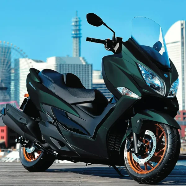 Suzuki Burgman 400 verde Madridn