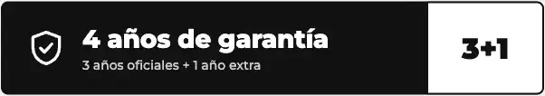 4 anos garantia 4 años garantía