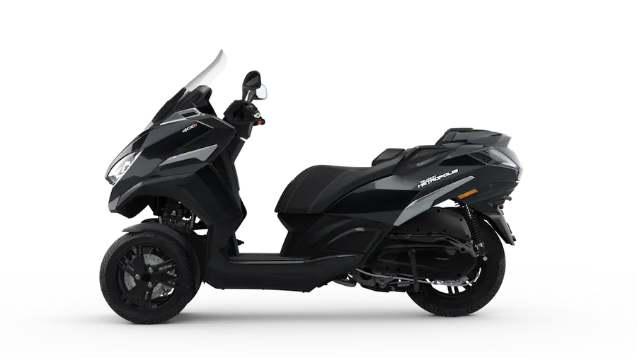 Peugeot Metrópolis GT negro 2026 vista izquierda