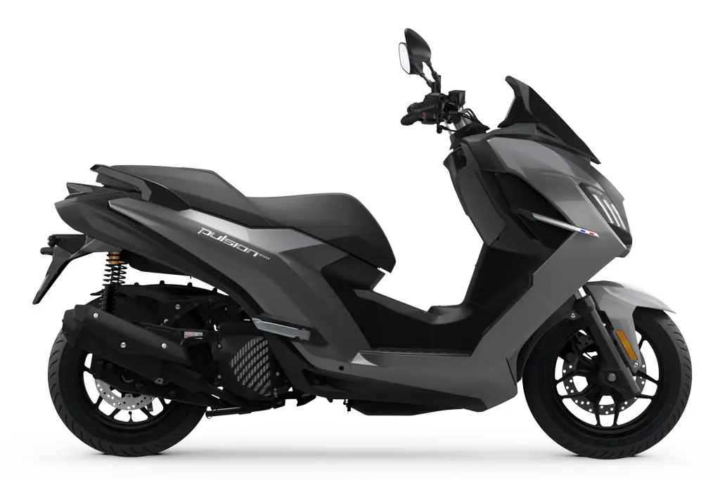 Peugeot Pulsion Evo urban 125 lateral derecho gris