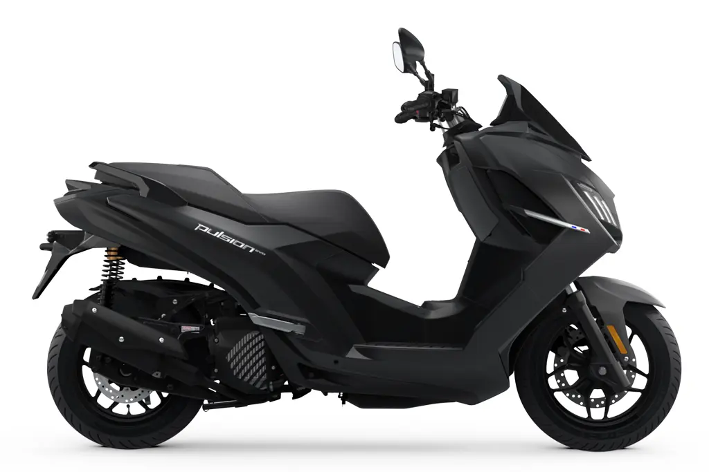 Peugeot Pulsion Evo urban 125 lateral derecho negro