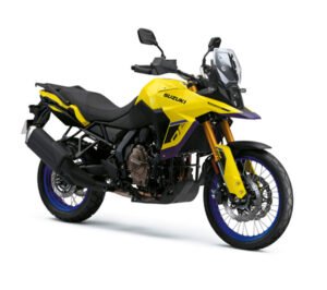 Suzuki V-Strom 800-de 2025 amarillla Madrid