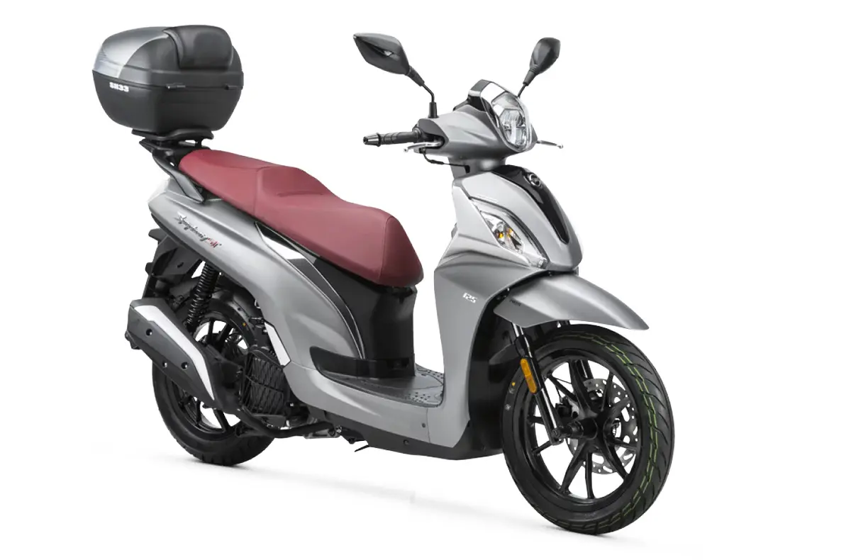 Symphony sc lt 125 gris y rojo