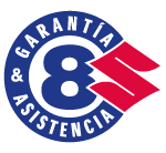 Logo Suzuki 8 años garantía