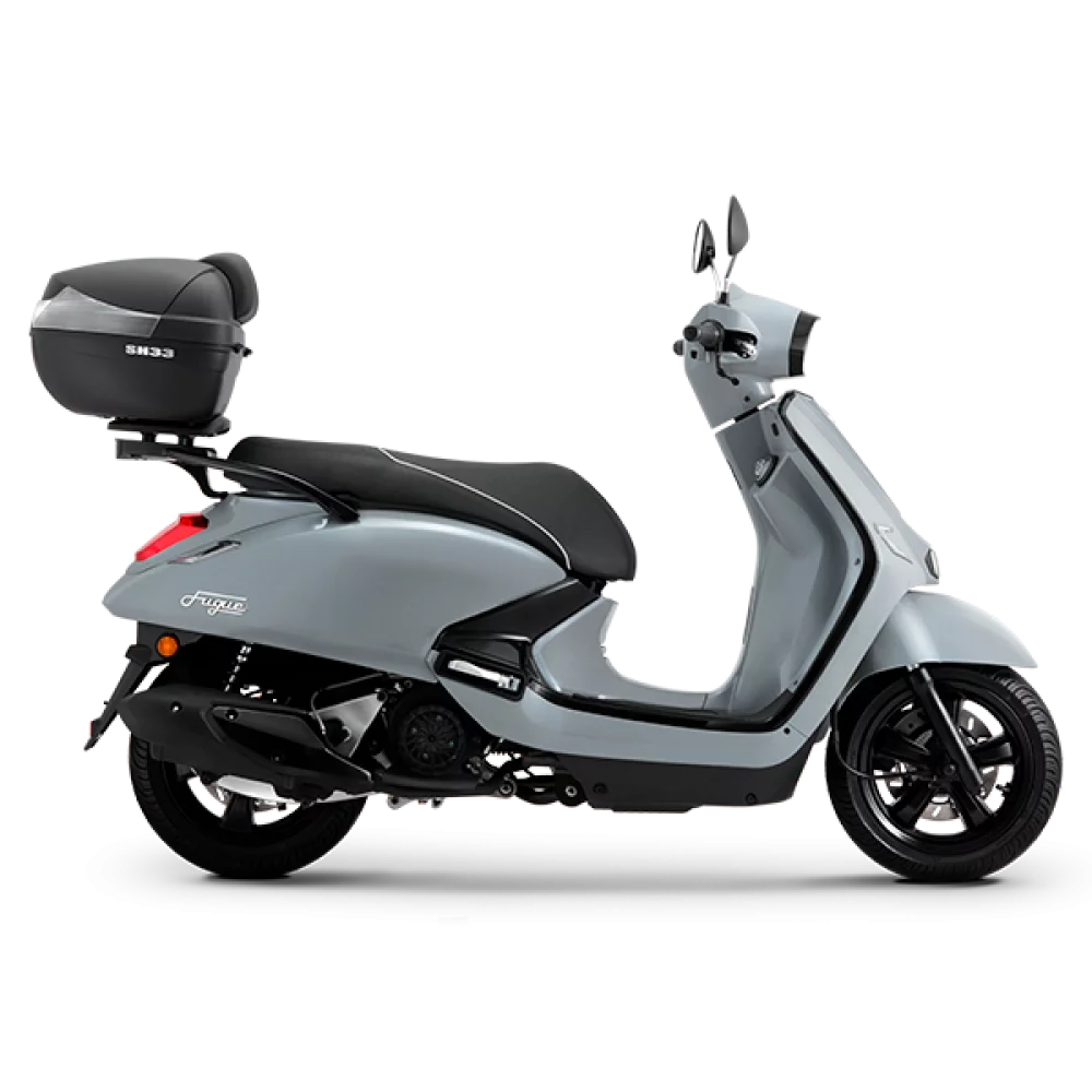 Sym Fugue 125 frontal lateral gris