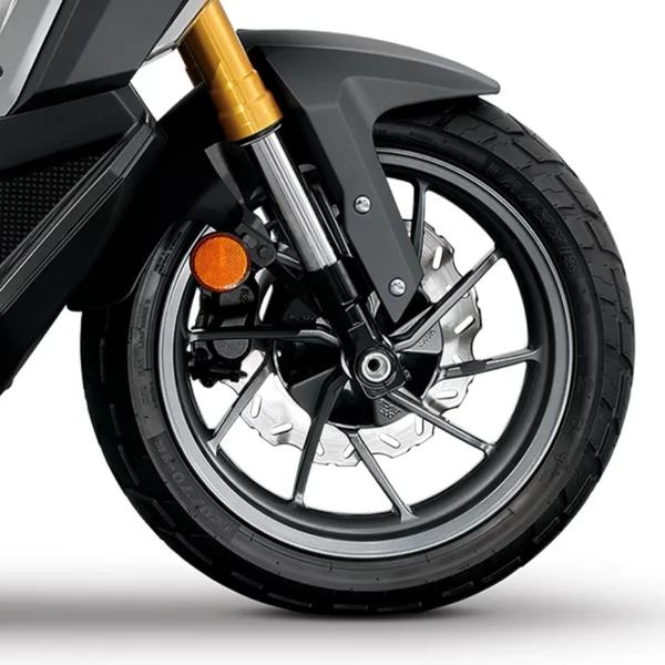Sym adxtg 400 scooter crossover neumaticos mixtos